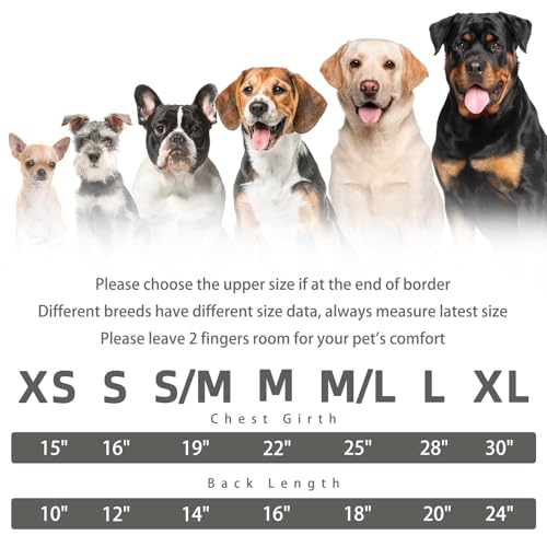 PUPTECK Dog Sweater for Large Medium Small Dogs, Classic Plaid, Grey, XS - image 2