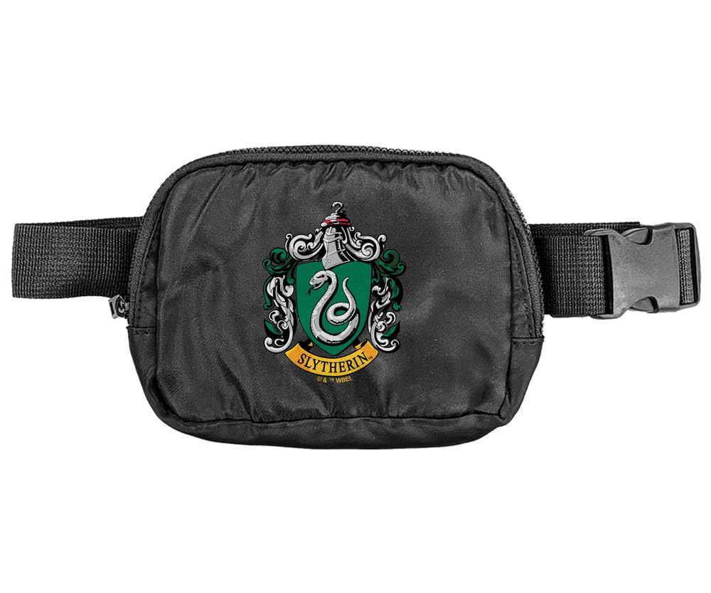 Popfunk Harry Potter Slytherin Crest 1 Belt Bag Crossbody Fanny Pack for Women and Men - OS