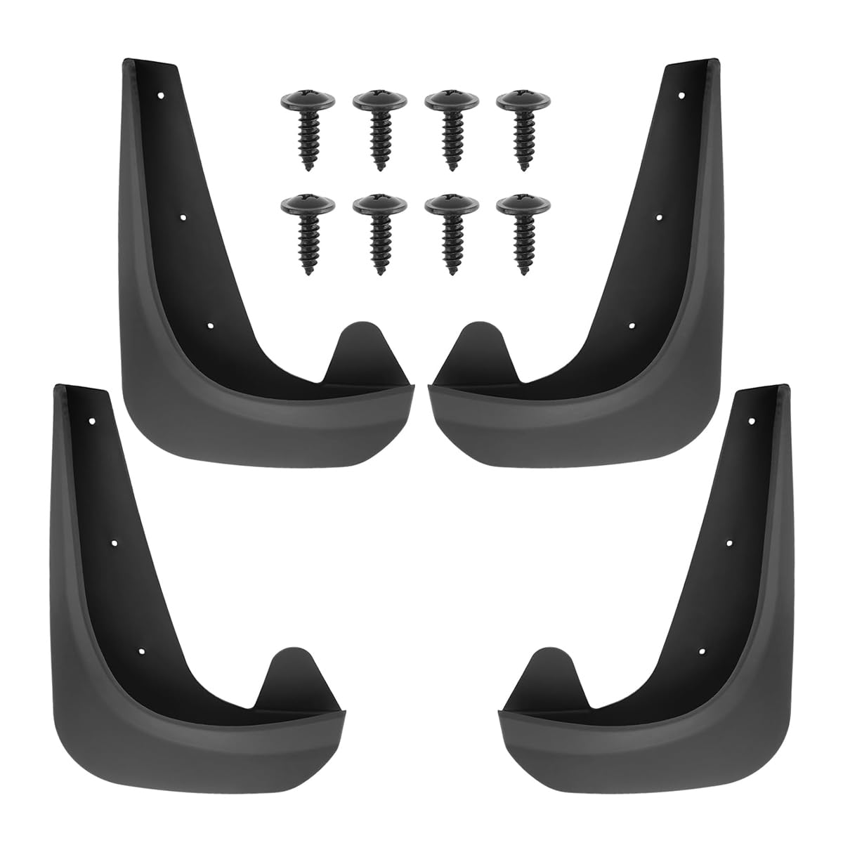 QIZUN 4 Pieces Car Mud Flaps Fender Splash Guards for Seat Ateca FR Facelift/Cupra Ateca 2017-2024, Plastic Sports Mudguard Wheel Front Rear Exterior Accessories for Auto