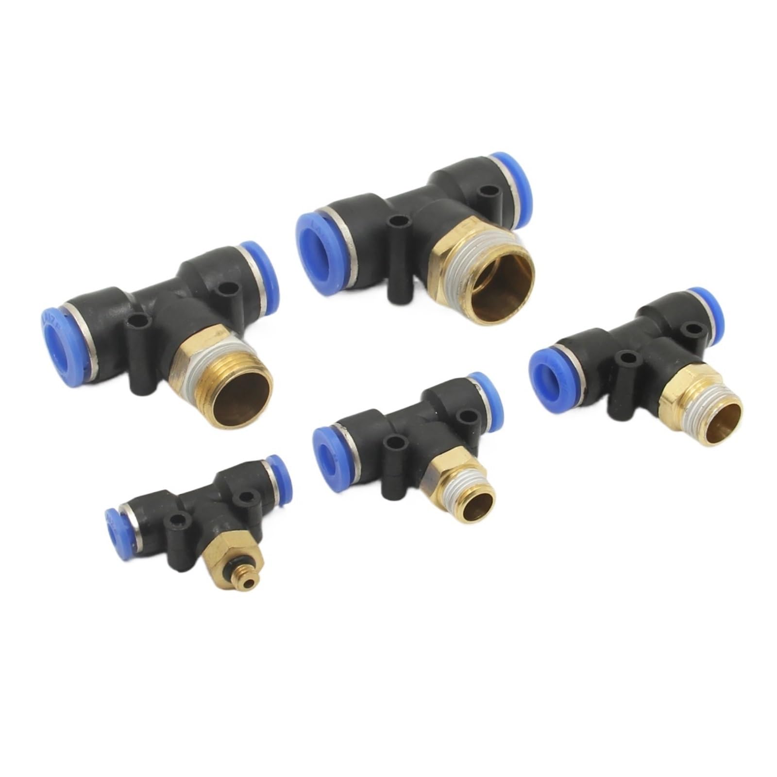 Raccord pneumatique femelle SAAWEE PB 4mm fileté 1/8 BSP pour tube à air