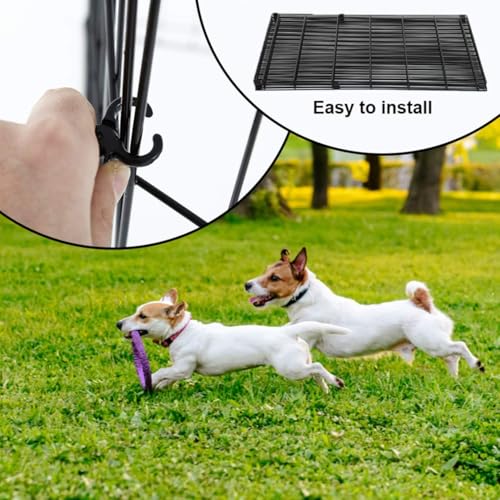 Image of BestPet | Foldable Dog Playpen | 36 Inch, 8 Panels | Metal Pet Exercise Pen