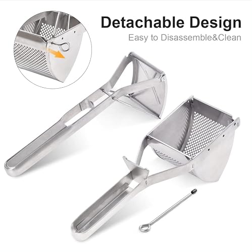 Potato Ricer, Cuglb Stainless Steel Potato Masher And Ricer Kitchen Tool, Professional Potato Press For Commercial And Home #TOP4