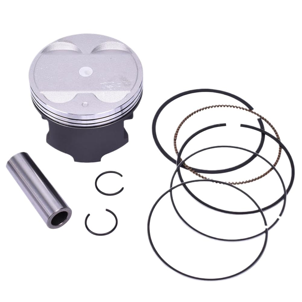 Set pistone e fasce elastiche motore moto STD 83mm perno 20mm compatibile con AN400 1999–2006 AN 400 R S