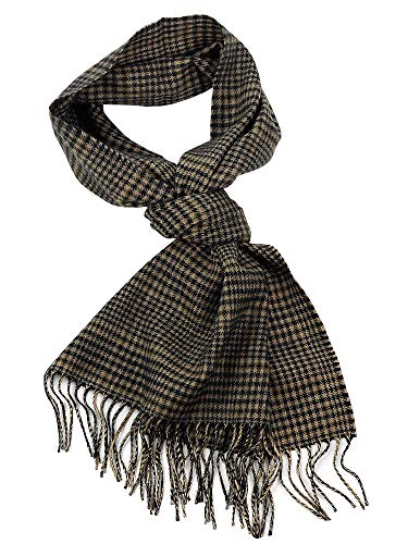 D&Y Unisex Classic Softer Than Cashmere Chevron Fringe End Scarf2