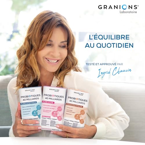 Granions - Probiotiques 40 Milliards - Flore Intestinale - 40 Gélules