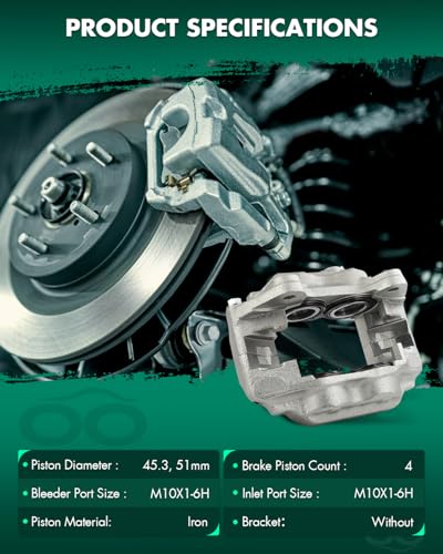 Image of SCITOO Front Left Disc Brake Caliper Without Bracket 192769