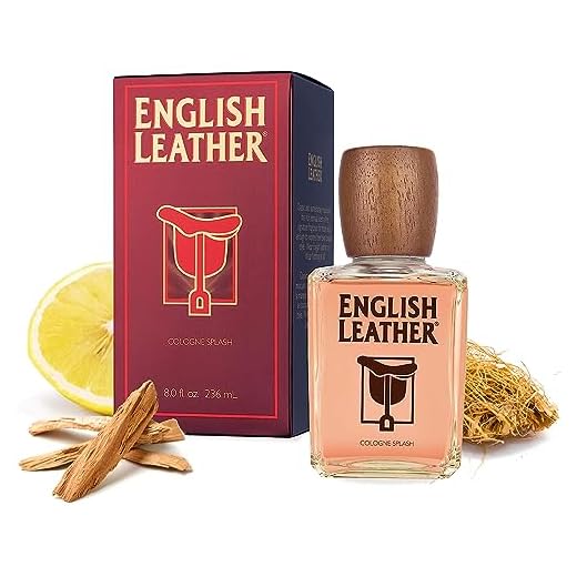 Dana English Leather Cologne for Men 8 Oz
