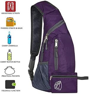 Peicees Sling Bags Men Women Shoulder Backpack Mini Chest Day Bag Kids Small