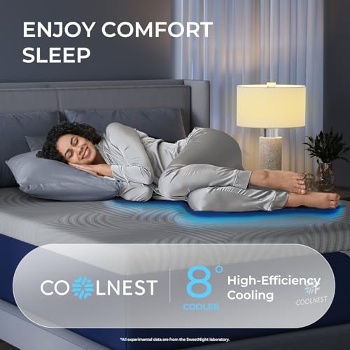 Best Mattress for Side and Stomach Sleepers with Back Pain (2026 Guide) 16 Sweetnight CoolNest 14 Inch King Size Mattress, Cooling King Memory Foam Mattress for Cool Night Sleep, 5-Zone Ergo Support for Pressure Relief, Medium, CertiPUR-US Certified
