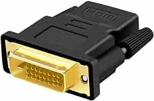 Adattatore DVI A HDMI - 2 Pezzi, Bidirezionale, Connettori Dorati, Full HD 1080p, Per PC, TV, Console - Foto 4