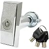 Vending Machine Lock with T-Handle with Keys for Candy Snack Machine (Keyed Different)