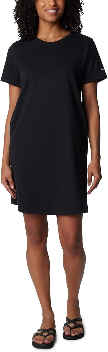 Columbia Vestido tipo camiseta de rizo francés Trek para mujer