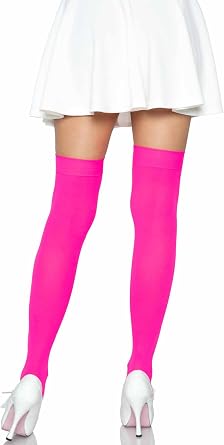 Leg Avenue Women's Solid Hue Thigh Highs