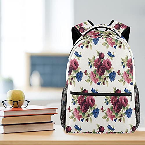 Sac à dos décontracté grand volume avec motif blaireau multicolore