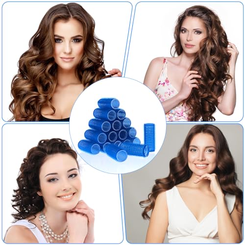 Rizador de Pelo Ondulado 19 Unidades Clips de Autoagarre Calientes Sin Calor para Dormir Durante la Noche Mini Pinzas de Tubo Bobinas de Volumen Barra Seca Rizado Fino Grueso Corto Largo - imagen 5