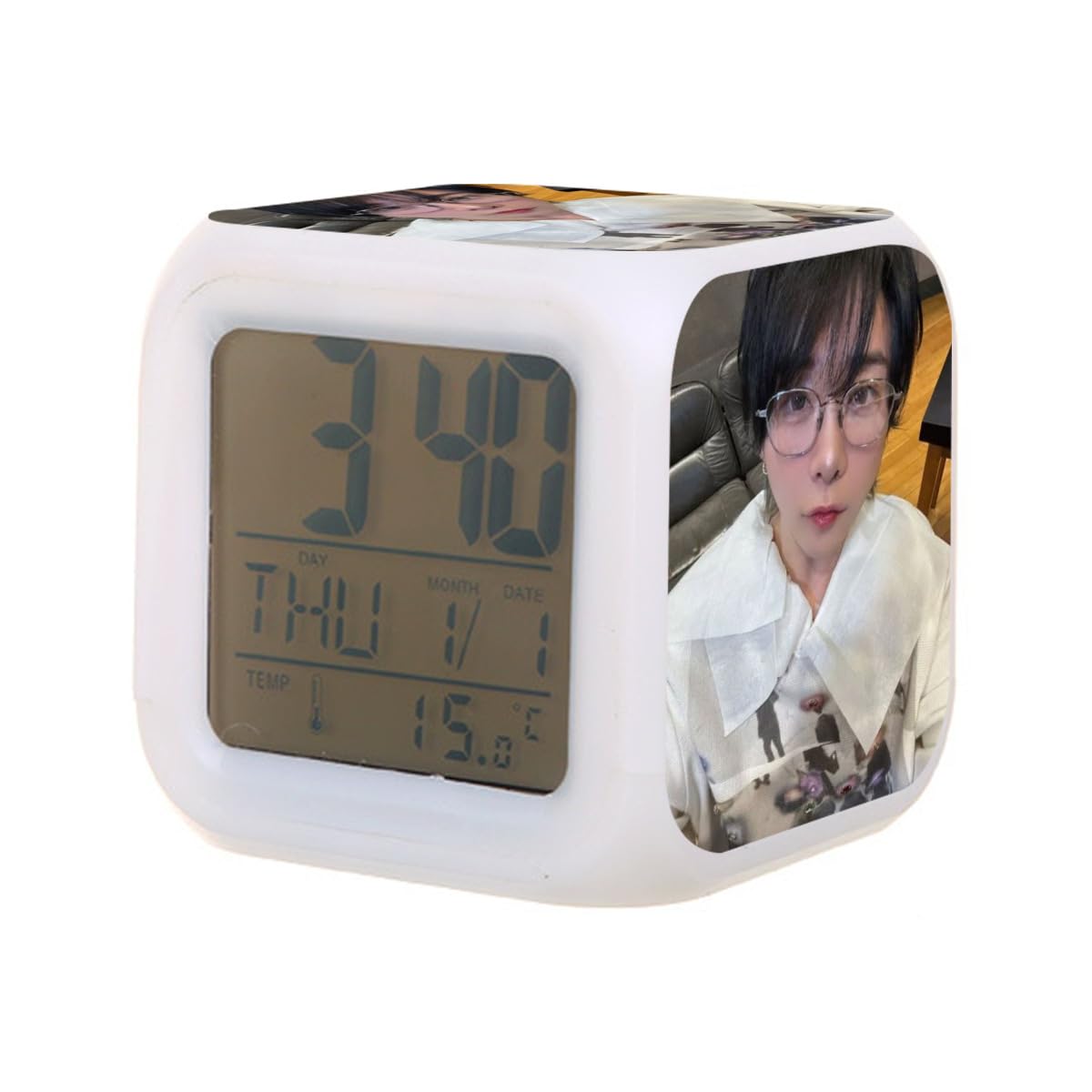 Amazon.co.jp: ミセス グリーン アップル 大森元貴37 目覚まし時計