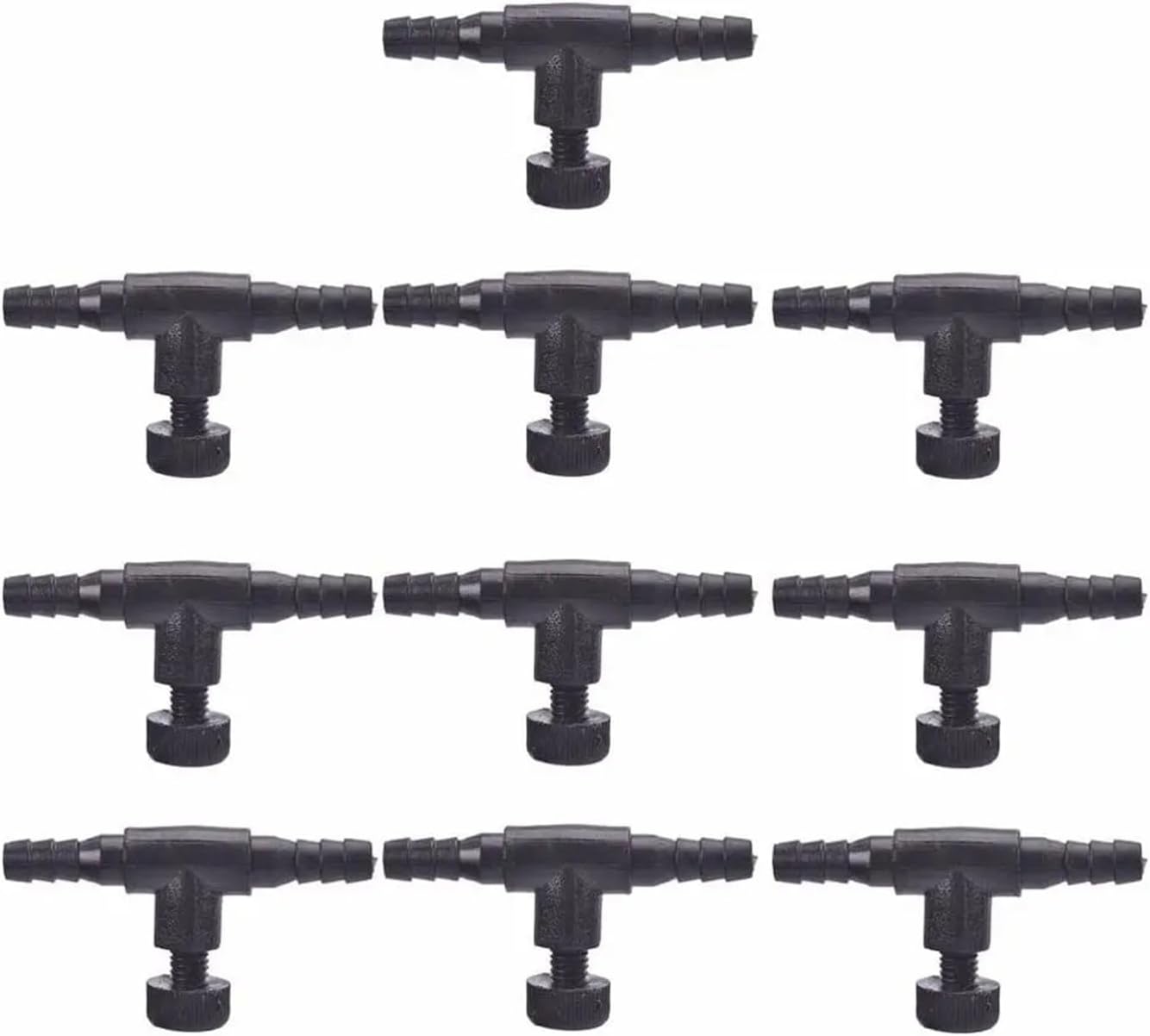10Pcs Aquarium Air Flow Control Valves, Airline Tubing Connectors for Fish Tank Air Pump, Aeration Control Valve for Freshwater Aquarium Accessories