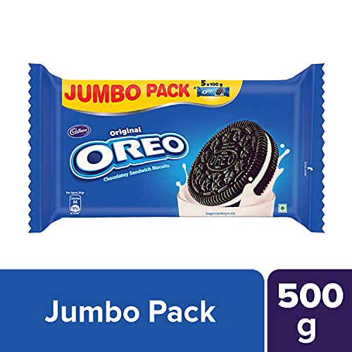Image of Cadbury Oreo Vanilla Jumbo Pack, 500 g