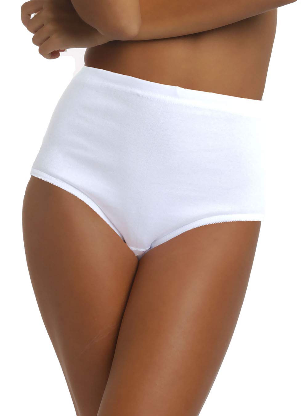 Damen Taillenslip 6er Pack Seamless Stretch Baumwolle