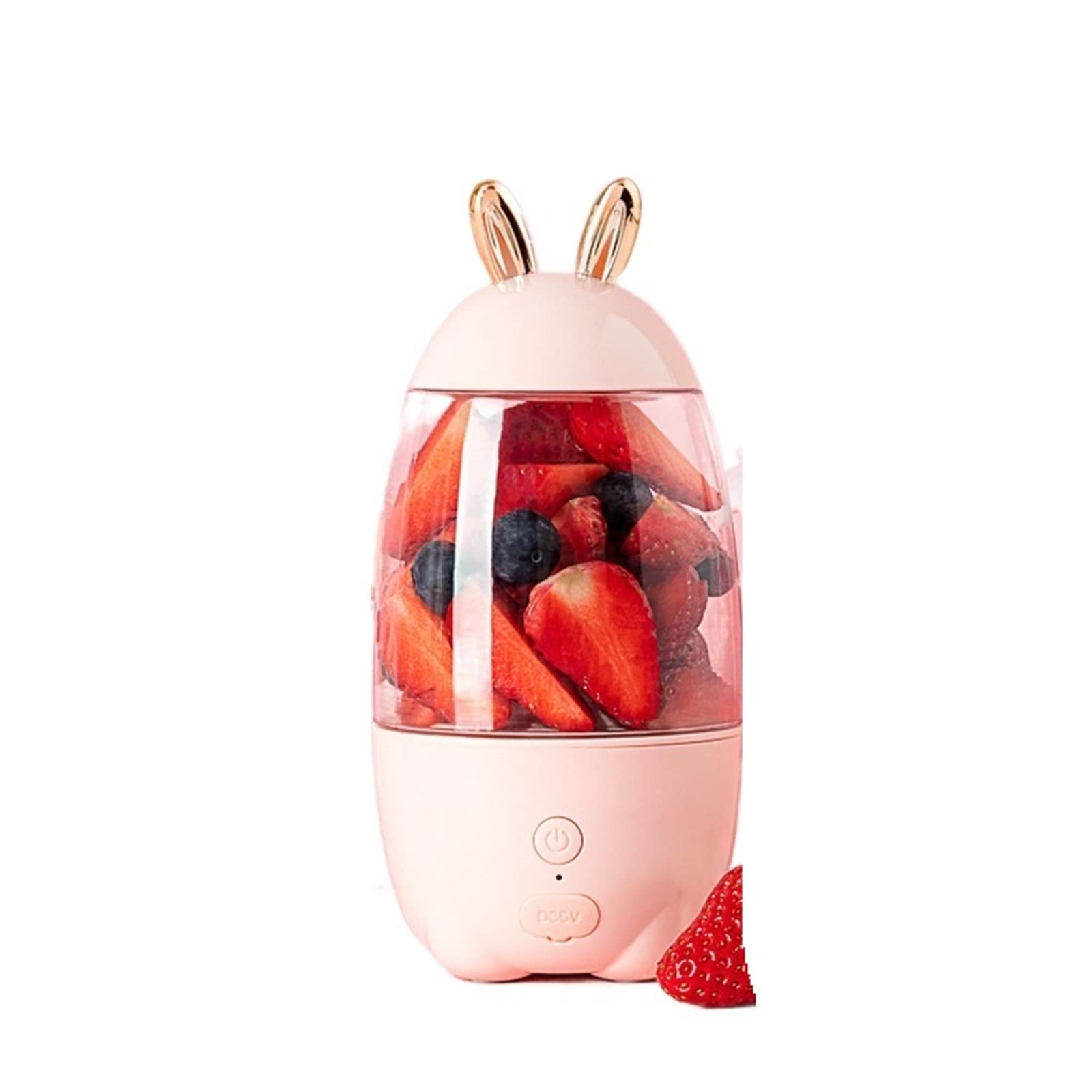 YOIQIJuicer， Portable Blenders Mini Electric Juicer USB Press Charging Manual Juicers Cup