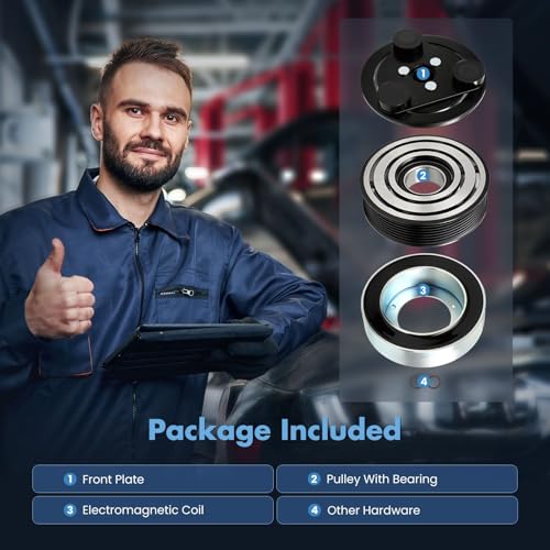 Image of ECCPP AC Compressor Clutch 2017-2019 Fit for Ford Escape 2.0L