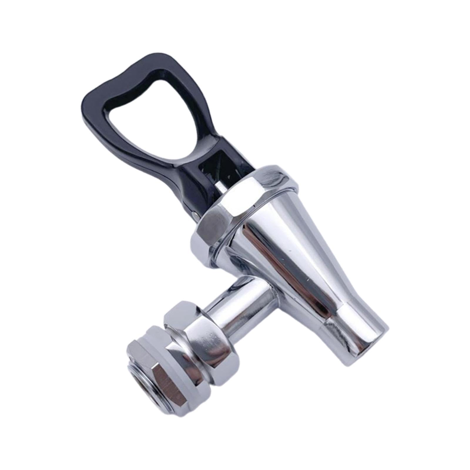 perfk Grifo dispensador de bebidas, grifo para bebidas calientes, Material de latón inoxidable con juntas, espiga de repuesto para jarra de café, barril de, NEGRO