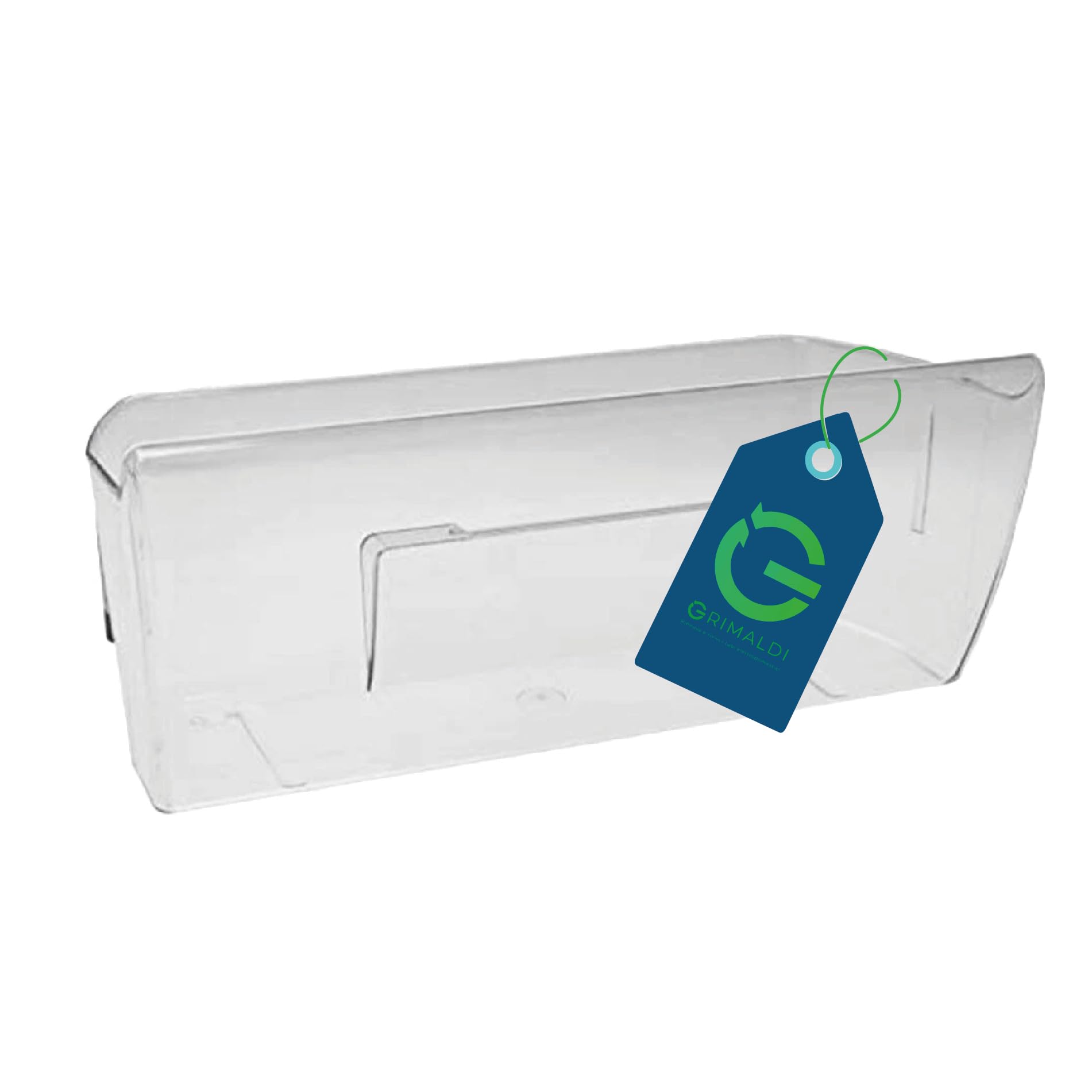G GRIMALDI Cassetto Verdura Frigorifero Compatibile con Electrolux Rex Zanussi AEG 2247083021 224708305 — Cassetto Portaverdure 460x200x192 mm Trasparente Ricambio Frigo