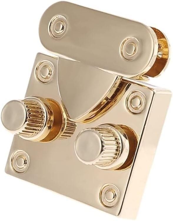 Zamek torebki, Zapięcie typu Twist Turn Lock, zapięcie Metal Gold 28x35mm