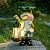 WONDHOME Solar Frog Garden Statues Frog Figurine with LED Lantern Outdoor Porch Patio Lawn Yard Art Decorations Birthday Housewarming Christmas Gardening Gifts for Mom Dad