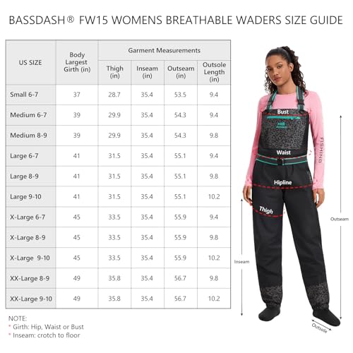 Cuissardes de pêche légères pour femmes évitant la condensation - 3