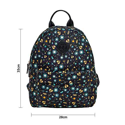 Buy Chumbak Daisy Day Women's Backpack Black at Amazon.in