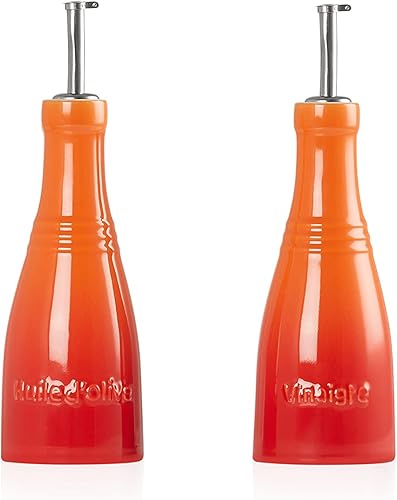 Miniatura 3 de Le Creuset Juego de aceite y vinagre de gres, llama naranja