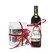 Mollitiem Wine Stopper Gift Set with Multi-Coloured Silicone Charms, 6 Piece