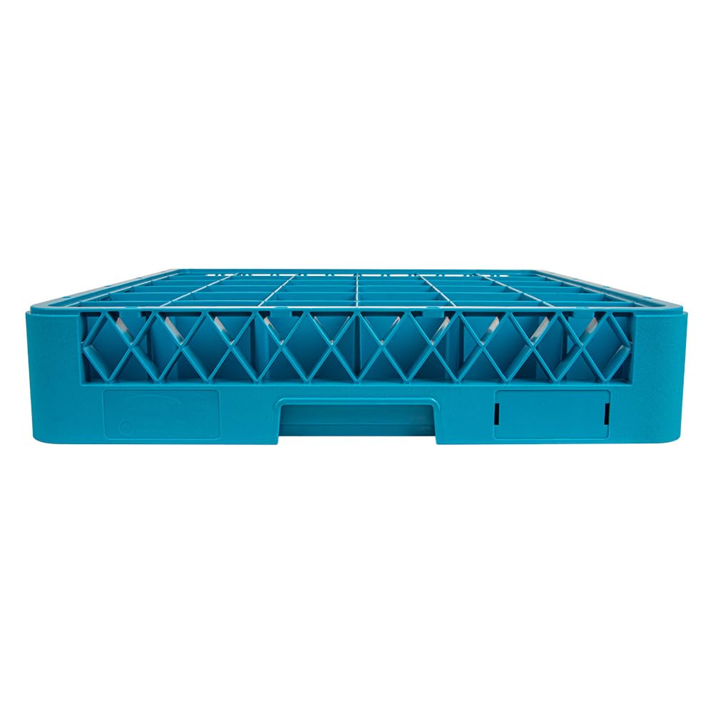 Rack Lavastoviglie a 36 scomparti Bicchieri 50X50X10 Cm Blu Pp