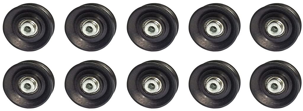 JAN Fitness Gym Exercise Machine Attachments Gym Pulley 3-inch with Inbuilt Bush and Bearing (Black) 10 Pieces (B09RBBHVSX) Amazon Price History, Amazon Price Tracker