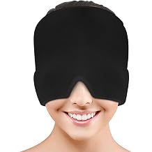 Migraine Cap Migraine Cap Migraine Relief Cap Headache Mask Headache Relief Cap Cooling Mask Face for Relief Headaches Tension Stress 350 g