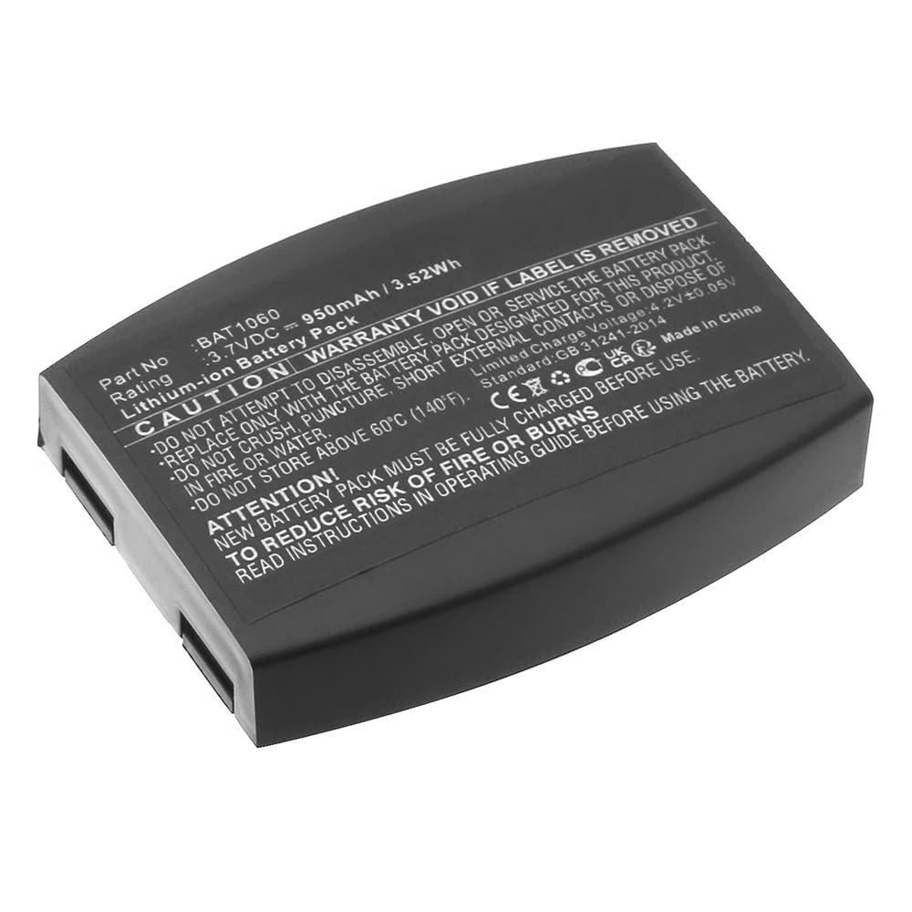 MPF Products 950mAh BAT1060 Battery Replacement Compatible with 3M C1060 & XT-1 Wireless Drive-Thru Intercom Headset