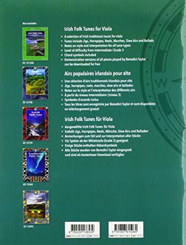Irish Folk Tunes for Viola Bk/Online Audio (English, French and German Edition) - Image 2