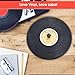 Douk Audio Record Clean Label Saver Album LP Vinyl Cleaning Protector Waterproof Clamp Care (Whilte)