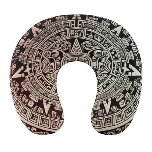 Almohada de espuma viscoelástica cervical para viajar miniatura 1