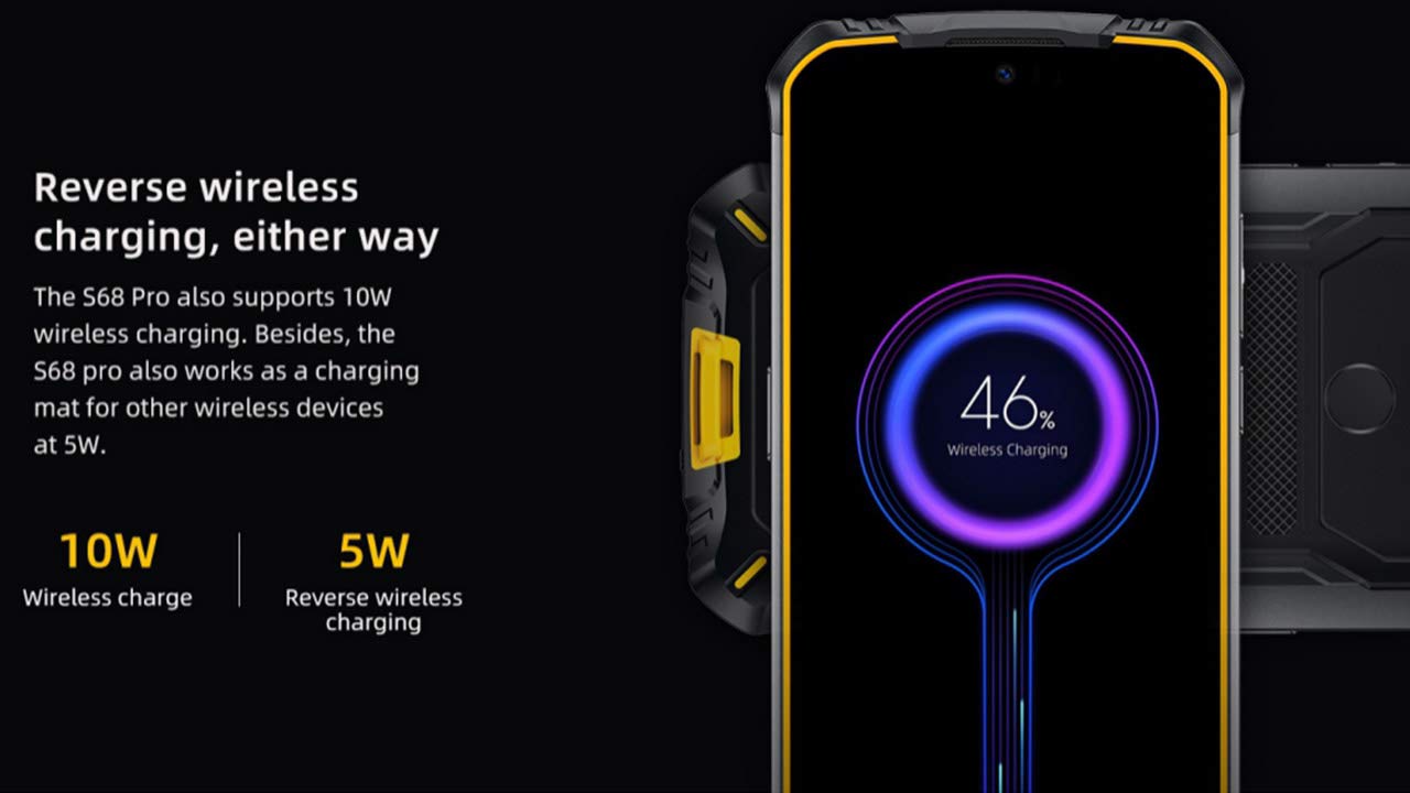 DOOGEE S68 Pro Wireless Charging