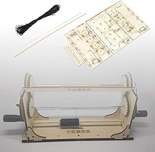 DIY Hobby Wooden Standing Rigging Model Ship Tools Ropewalk Scale Rope Making Kit