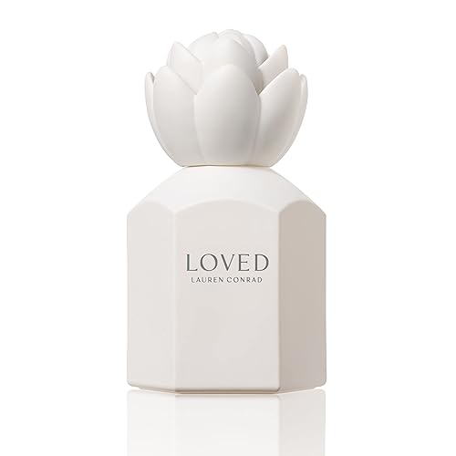 SCENT BEAUTY Loved Eau de Parfum de Lauren Conrad - Fragancia para mujer - Aroma femenino floral con notas de cítricos, té blanco, jazmín y peonía,