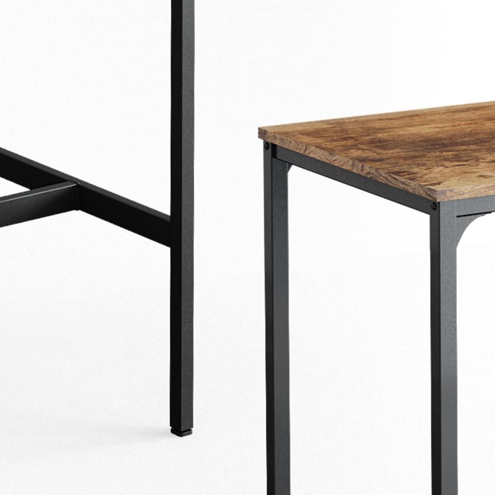 Vicco Bartisch Fyrk, Antikholz, 120 x 50 cm, geeignet für Tresen und Küchentheken, stapelbar zur Aufbewahrung