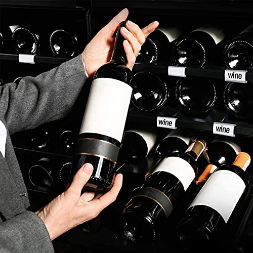 Lenink 30Pcs Wire Shelf Label Holders,Plastic Wire Rack Label Holder,Compatible With Metro 1-1/4In Shelves,Label Area 3In Lx1.25In H (Label Paper Insert Not Included) #TOP6