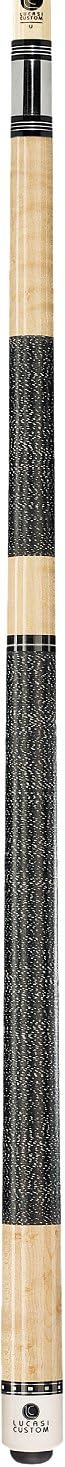 LucasiCustom Natural Birds-Eye Maple Jump Break Pool Cue, 19-Ounce