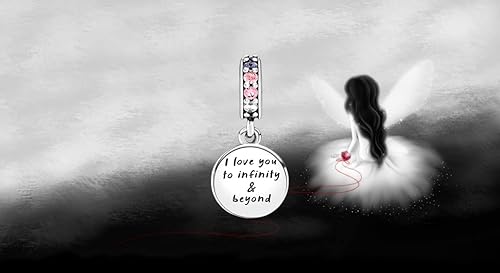 Miniatura 5 de Dije de corazón de amor de plata de ley 925, cuentas caladas para pulseras y collares con circonita cúbica 5A, regalos de joyería para el día de la