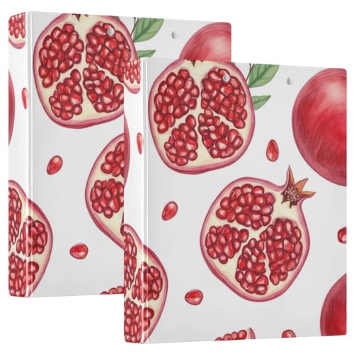 Classeur 3 anneaux aquarelle fruits idéal pour l'université