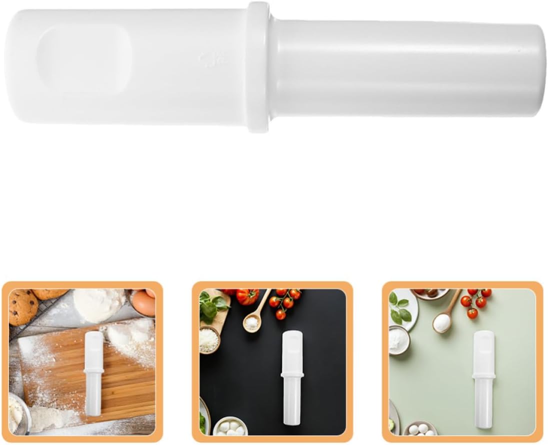 Meat Grinder Pusher H-200mm Plastic Replacement Part White | Universal Fit Accessory, Home Kitchen and Food Processing Use, Multifunctional Support with Easy Operation