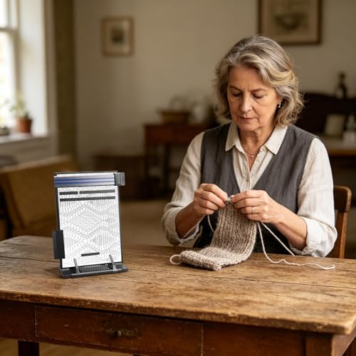 Support de motif pour ne plus perdre vos lignes de tricot
